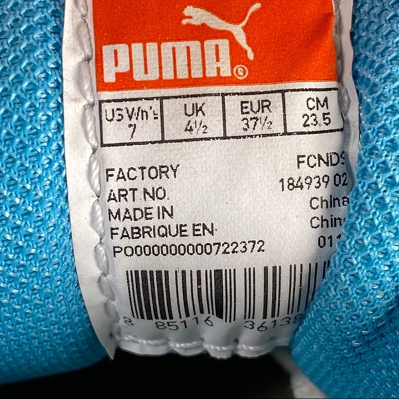 Puma white and blue running shoes - Picture 8 of 8